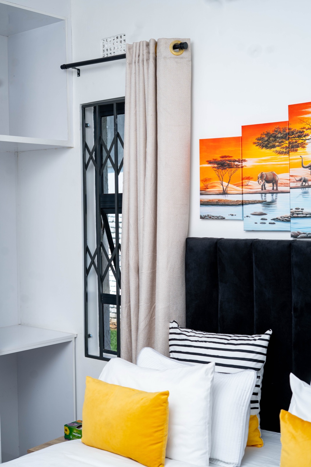 Ensuite bedroom wide view at Nichi Guesthouses